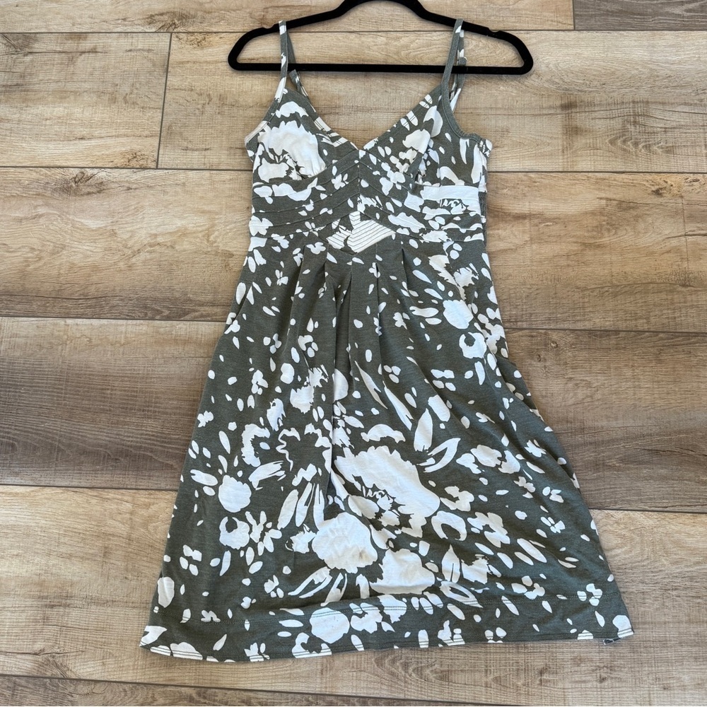 Y2K American Eagle Strapless Green Dress Med